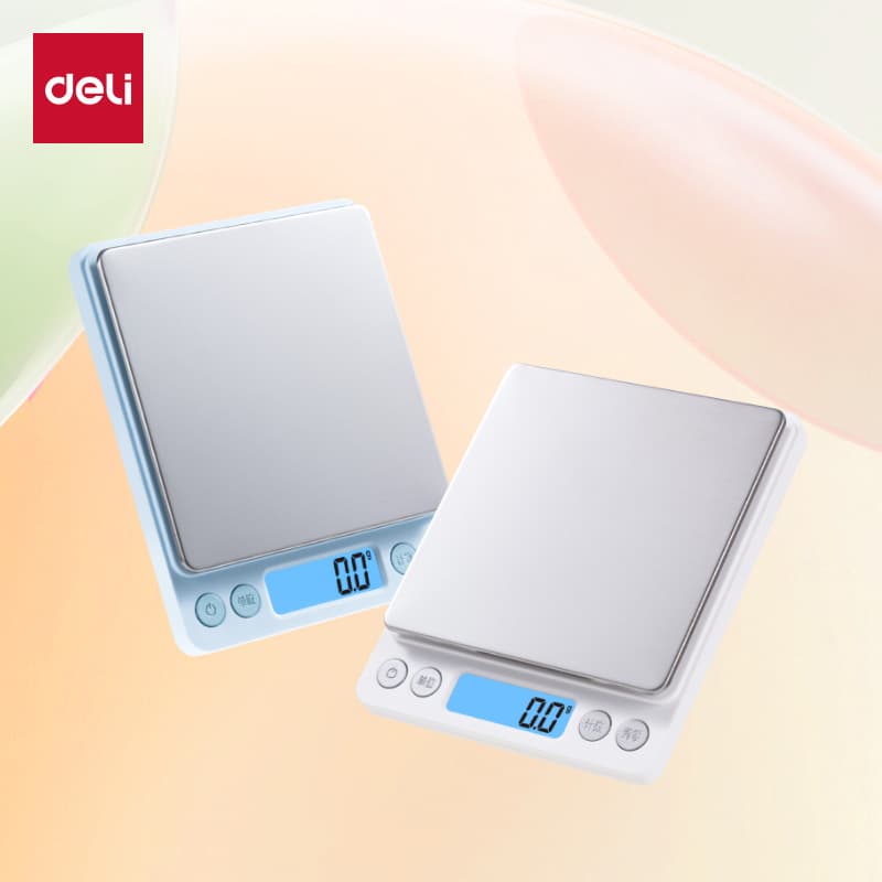 Deli LW300 Mini Kitchen Scale, Precise Electronic Food Scale for Home Baking and Cooking, Compact