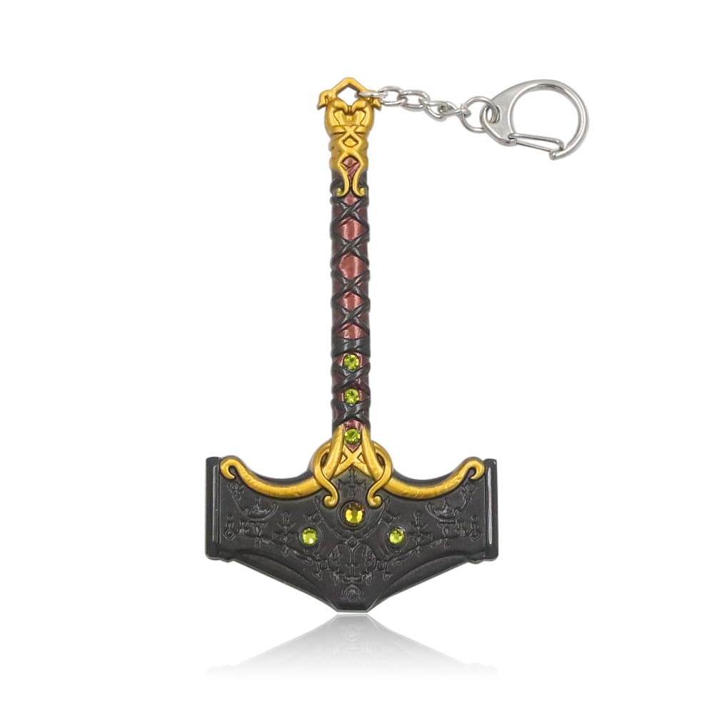 Cross-border Hot Item God of War 5 Kratos Weapon Model Keychain Chaos Blades Sword Axe Zinc Alloy Keychain