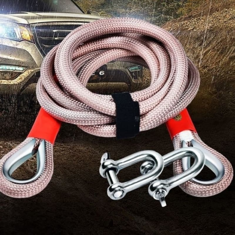 Vehicle Recovery Tow Rope Off-Road Specific Pulling Rope High-Strength Truck Household Car Tow Strap Extra Thick