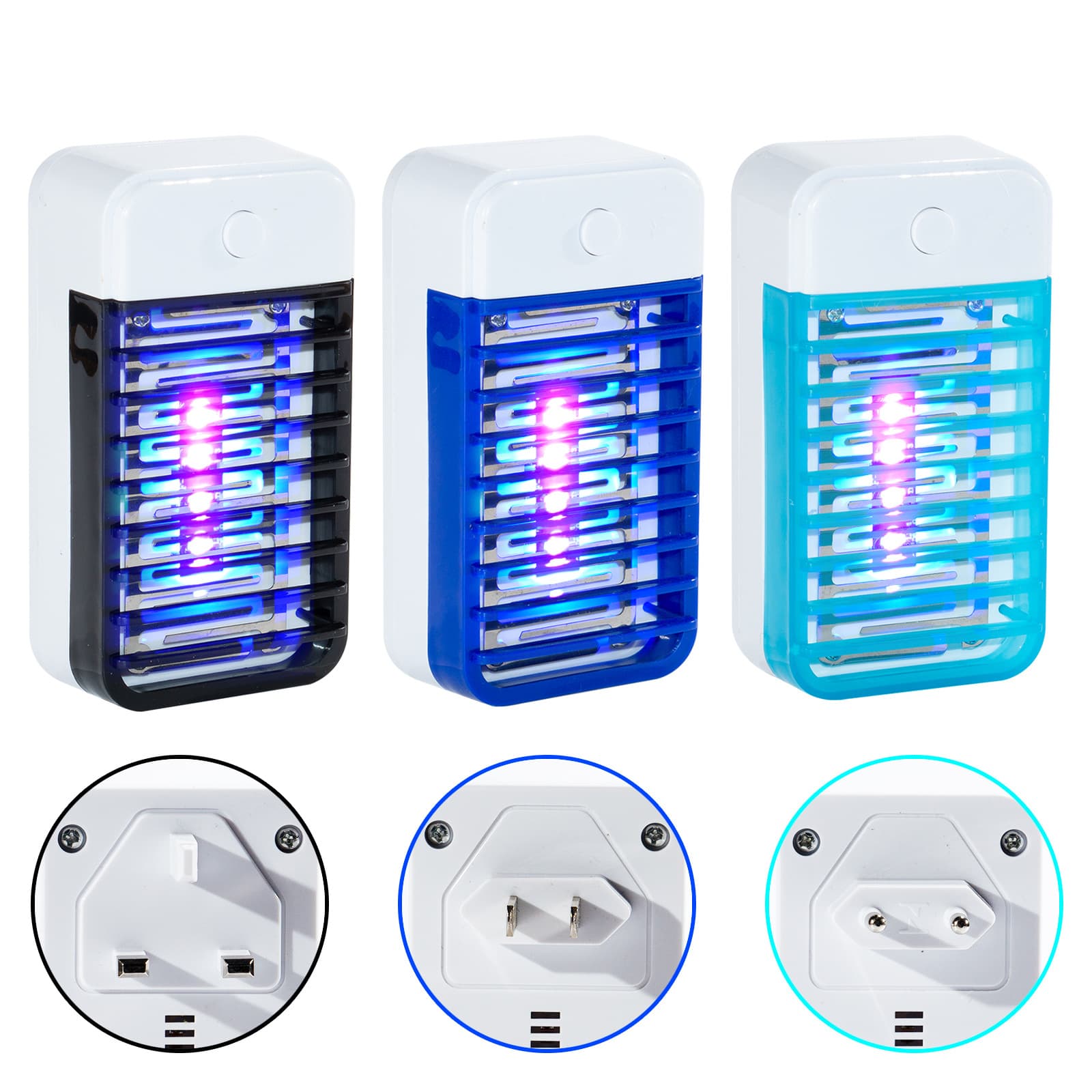 2024 New Creative Electric Mosquito Killer Lamp with LED Ultraviolet Light Photocatalytic Smart Home Portable Electric Mosquito Killer