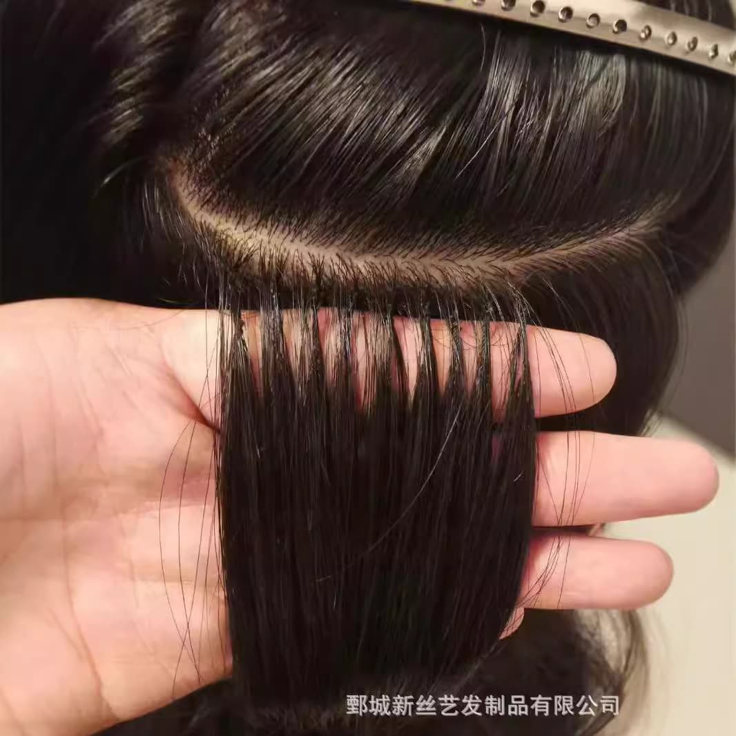 Seamless Feather Hair Extensions New Model Reusable Wig Real Hair with Tools Included