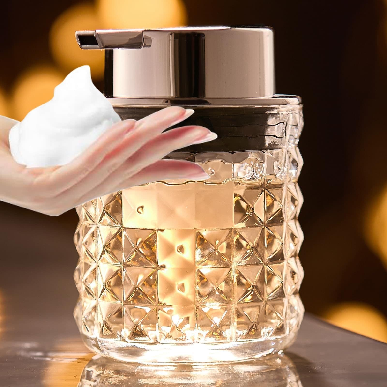 Amazon Best Seller Foam Soap Dispenser Glass Foam Soap Dispenser Lotion Dispenser
