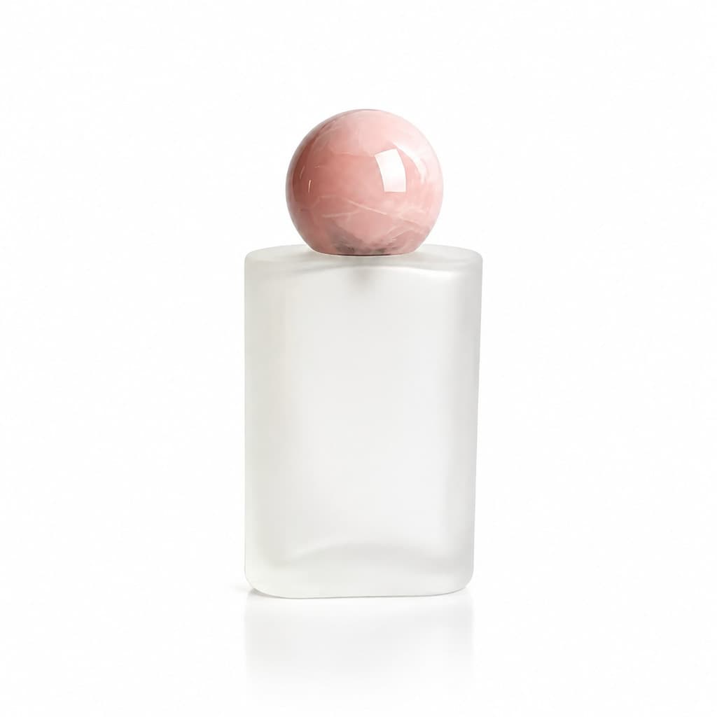 30ml 50ml Perfume Refillable Bottle Frosted Glass Spray Bottle Marble Spherical Cap Fine Mist Empty Bottle Sample Bottle