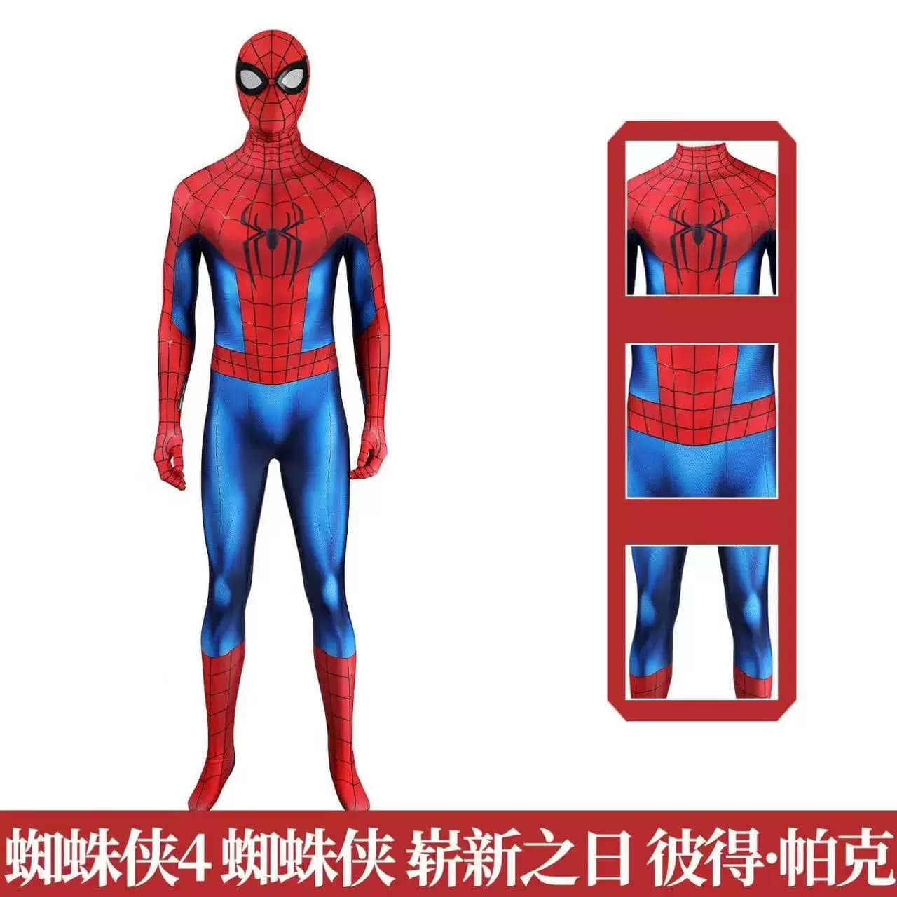 Brand New Export Cross-border Spider-Man Costume Adult Bodysuit Cosplay Outfit Iron Man Kids Role Play