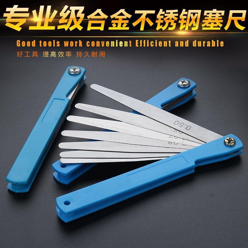 Free Shipping High Precision Stainless Steel Feeler Gauge Gap Blade Feeler Gauge Thickness Gauge 0.02-1.0MM Shim One Piece Wholesale