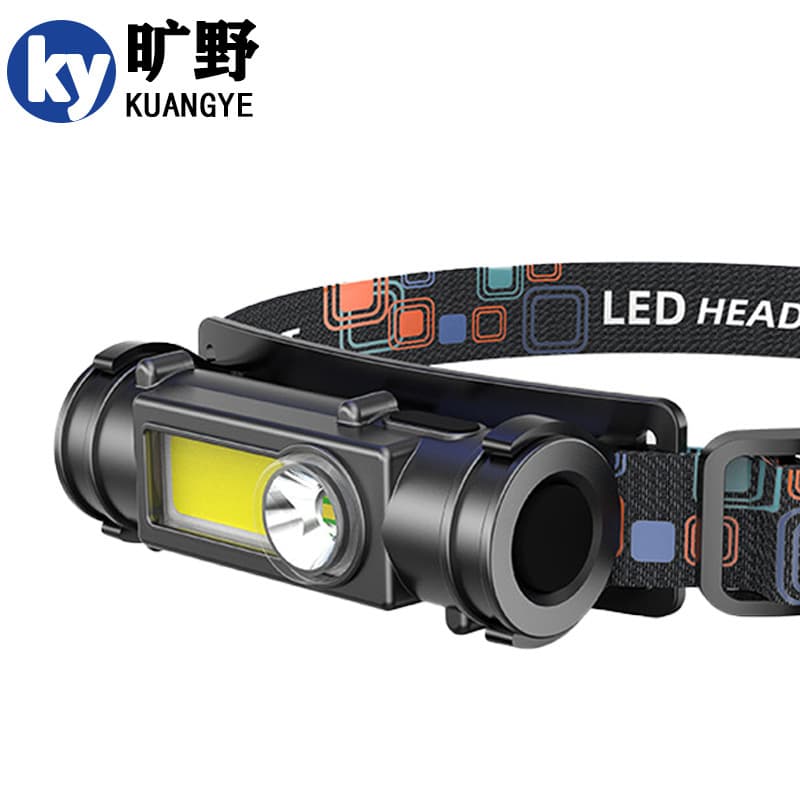 Headlamp with Strong Light, Rechargeable, Long-Range Outdoor Compact Multi-Function LED Headlight with Magnet