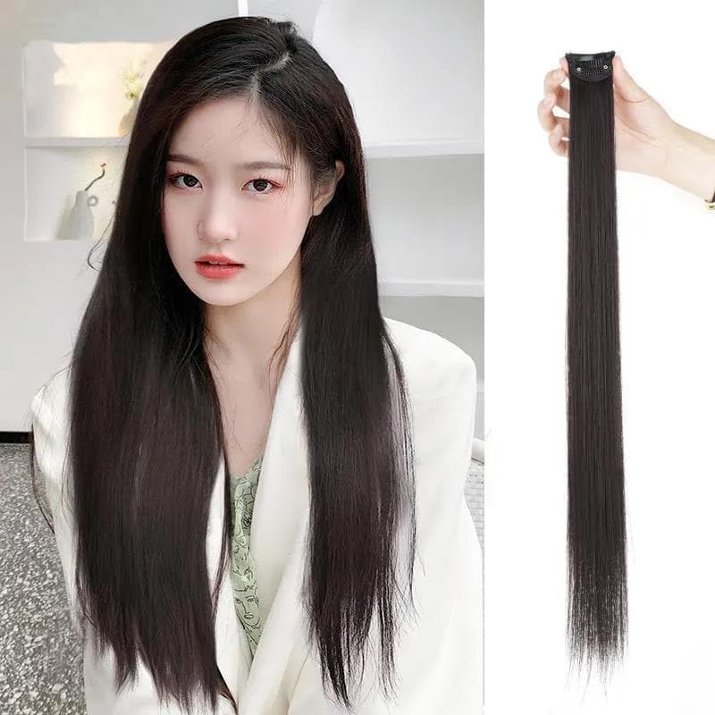 Wig for women with long hair, one-piece seamless hair extensions, summer invisible patches, simulated fluffy hair extension wigs