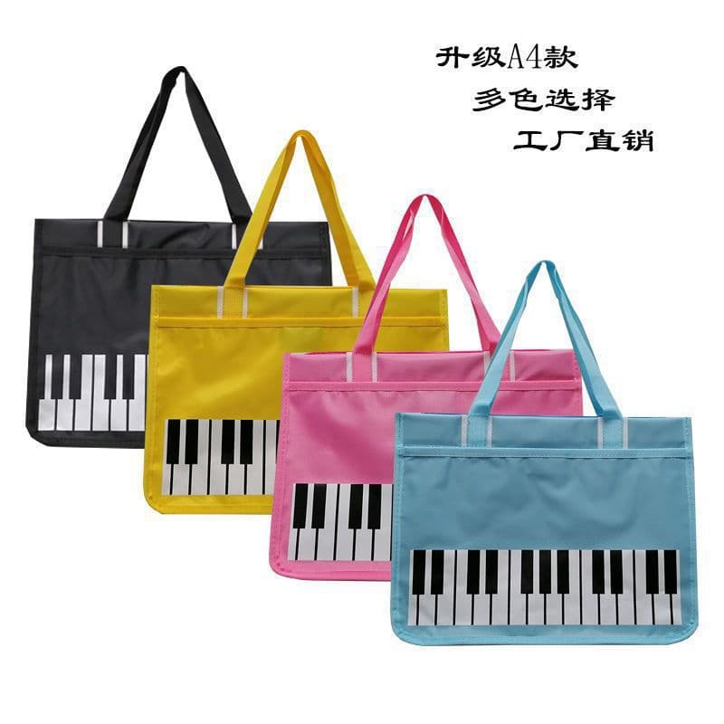 Music score bag, new piano cross-section, large capacity, music score, music store, class, single shoulder portable school bag, cross-border