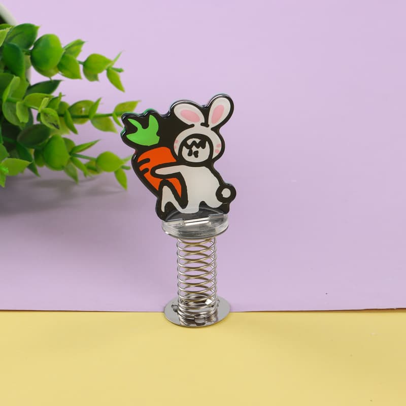 Acrylic Desktop Spring Rocker Stand Anime Star Merchandise Crystal Resin Factory Custom DIY Creative
