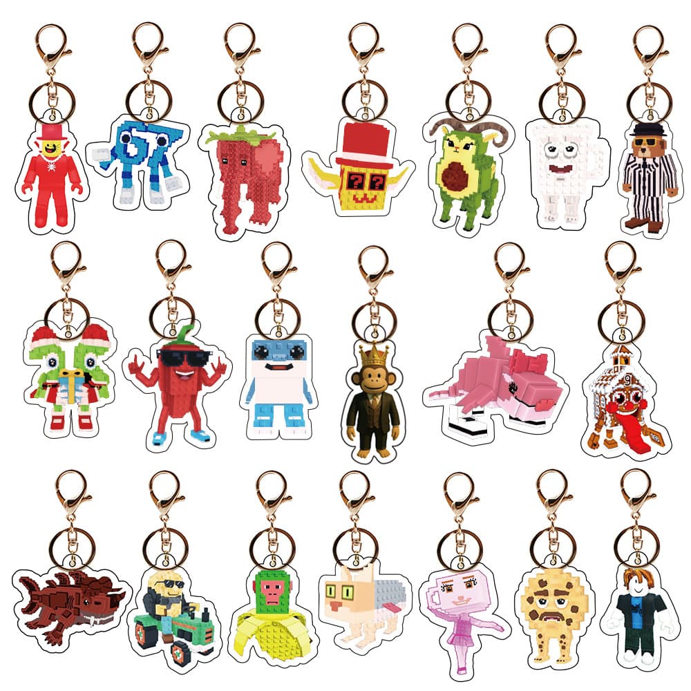 Cross-border new product steal a brainrot jandel steal brainrot acrylic keychain game pendant