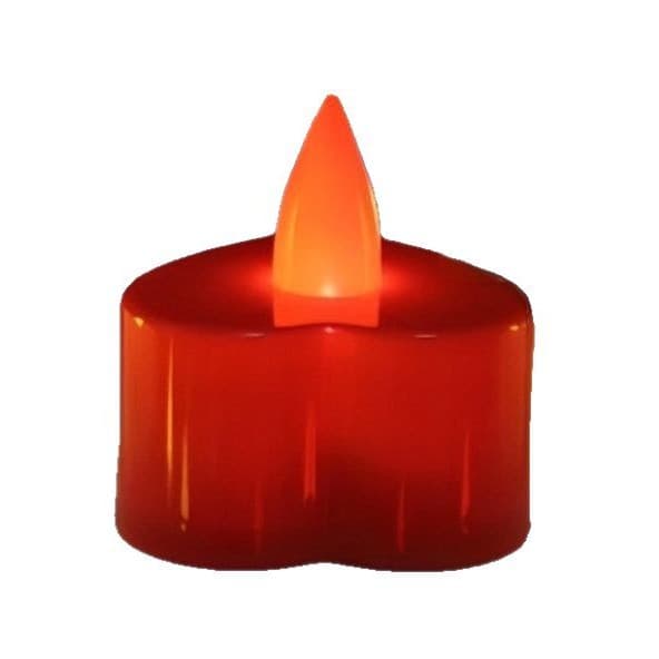 Heart-shaped Electronic LED Candle Light for Birthday Confession Proposal Decoration, Flashing, Cross-border Best Seller