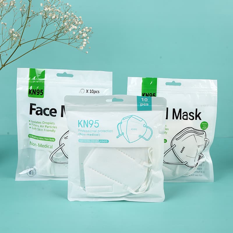 KN95 five-layer disposable protective masks, 3D shaped thickened headband style, breathable and anti-droplet, daily wholesale supply
