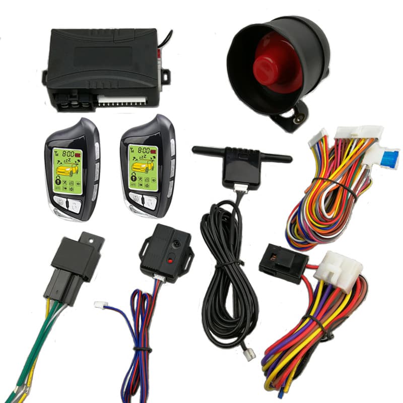 Export Version Car Alarm System Dual Way Anti-theft Device Remote Control Available Vehicle Supplies