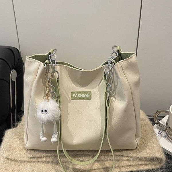 Chain bag women's tote bag single shoulder cross-body dual-purpose large-capacity commuter bag large-capacity practical tote bag
