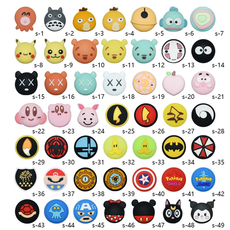 Switch joystick cap, Nintendo silicone cat paw joystick cover, NSLite protective cover, controller joystick protective cap.