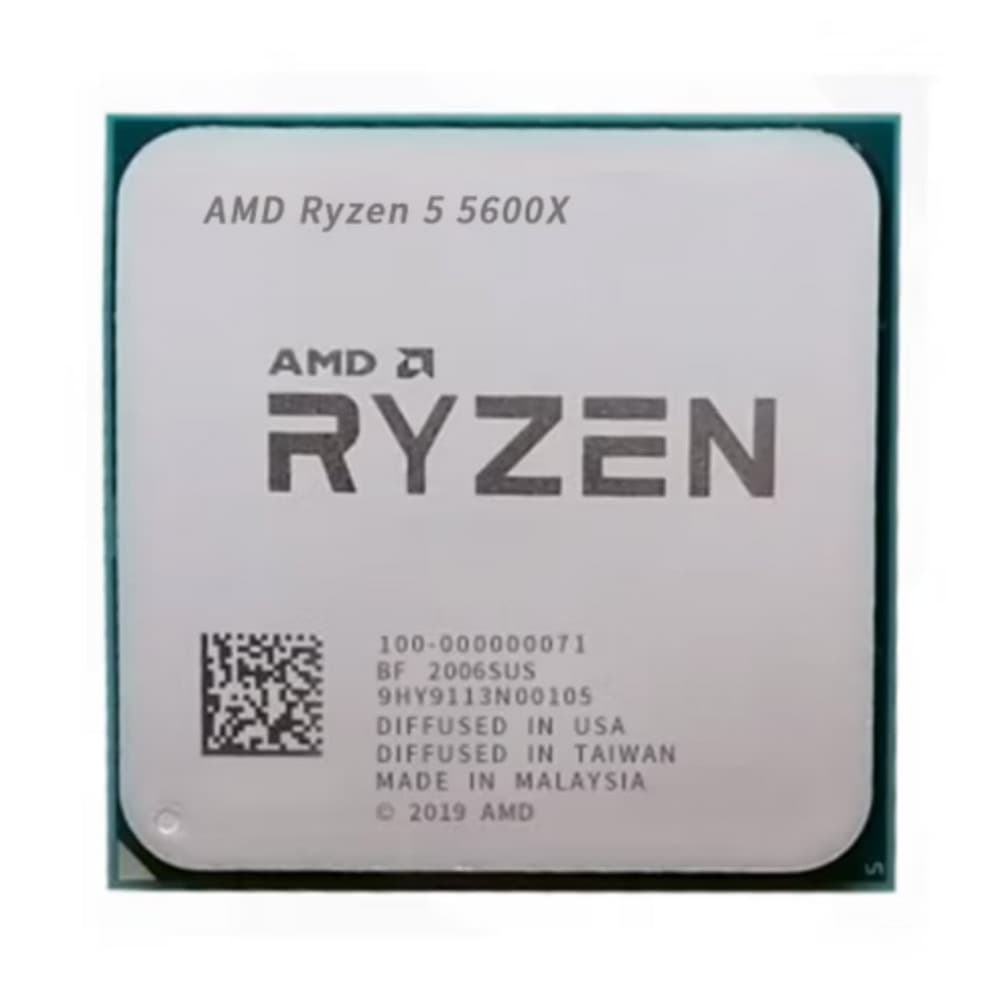 Ryzen 4 CPU R5-5600X Loose Chip, 6 Cores, AM4 Socket, Desktop Processor, Others