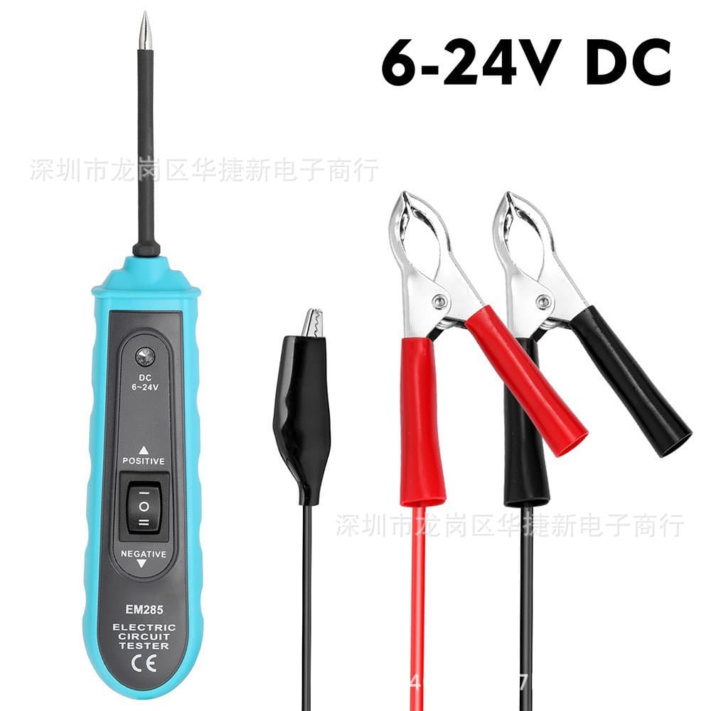 Cross-border 6-24V DC Probe Car Circuit Tester Automotive Test Tool Electrical System Diagnostic Cable Meter