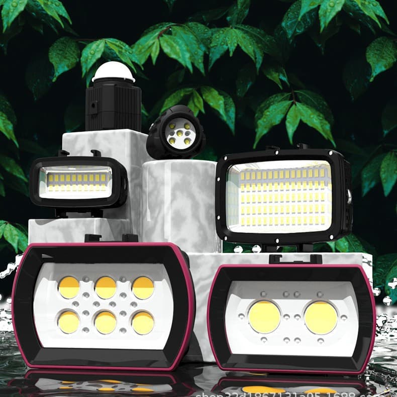 Cross-border direct supply Haiwa outdoor waterproof fill light diving light photography light portable mini pocket light wholesale