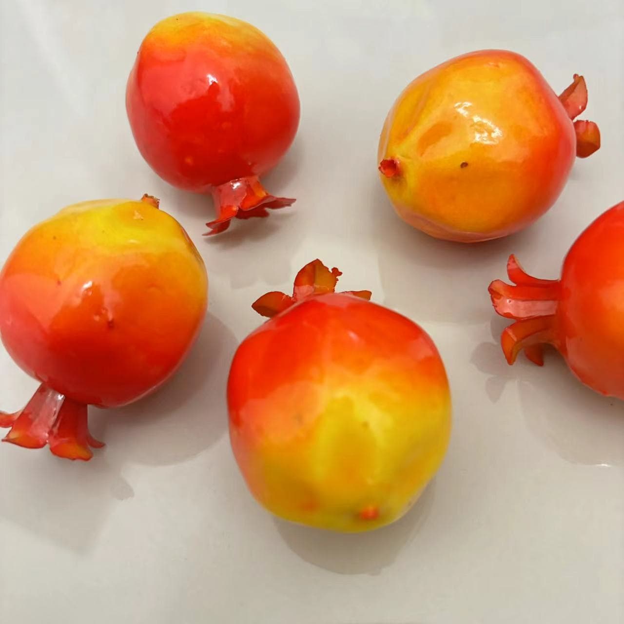 Factory direct sales simulated fruit simulated pomegranate festival jewelry diy40 pomegranate head accessories foam home decorations