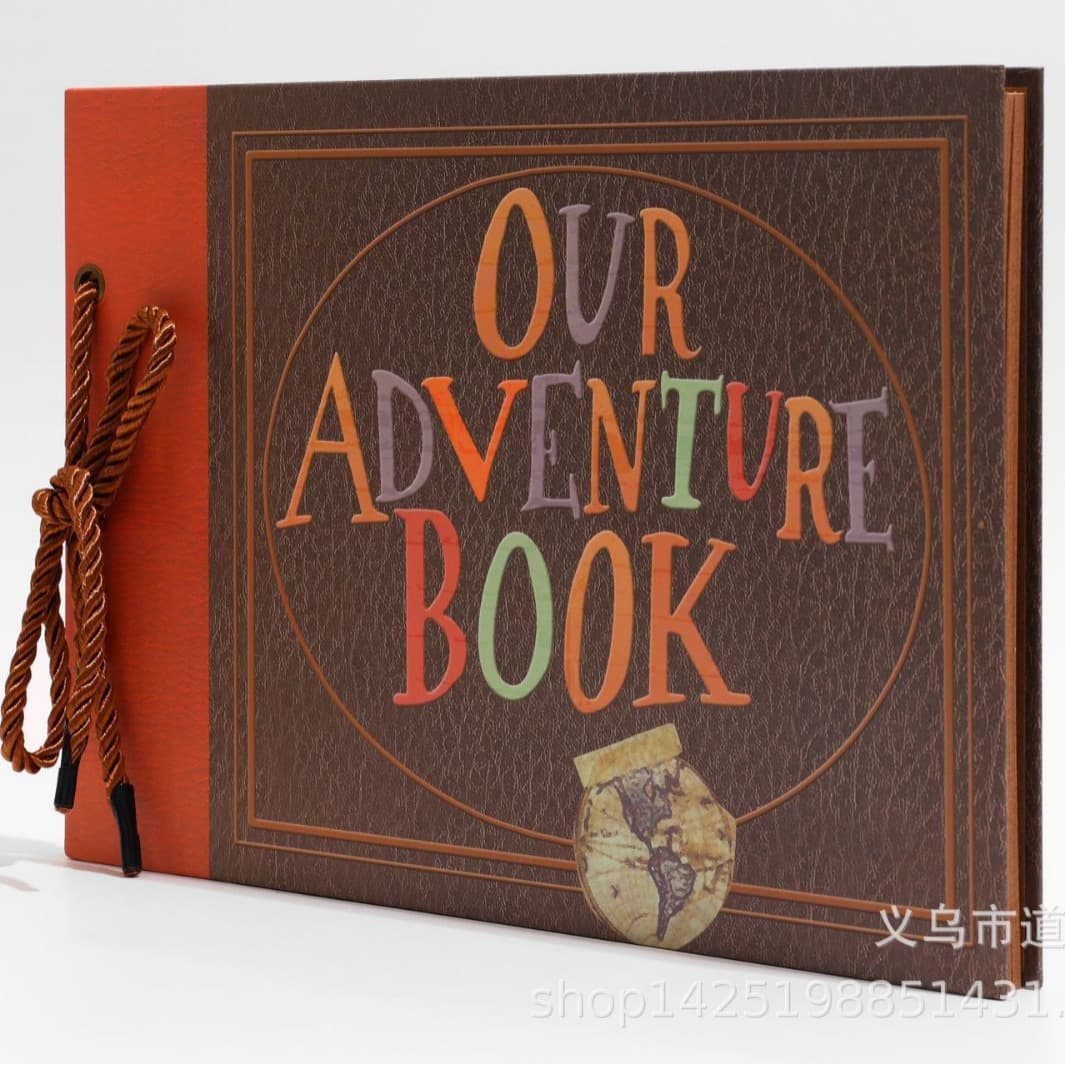 Factory Direct OUR Adventure Album DIY Vintage Scrapbooking Ring Binder Album Active Page Photo Collection Album