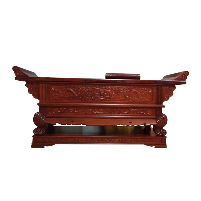 Custom Camphor Wood Offering Table, Temple-Specific Altar Table, Bulk Orders Welcome, Contact Us for Details
