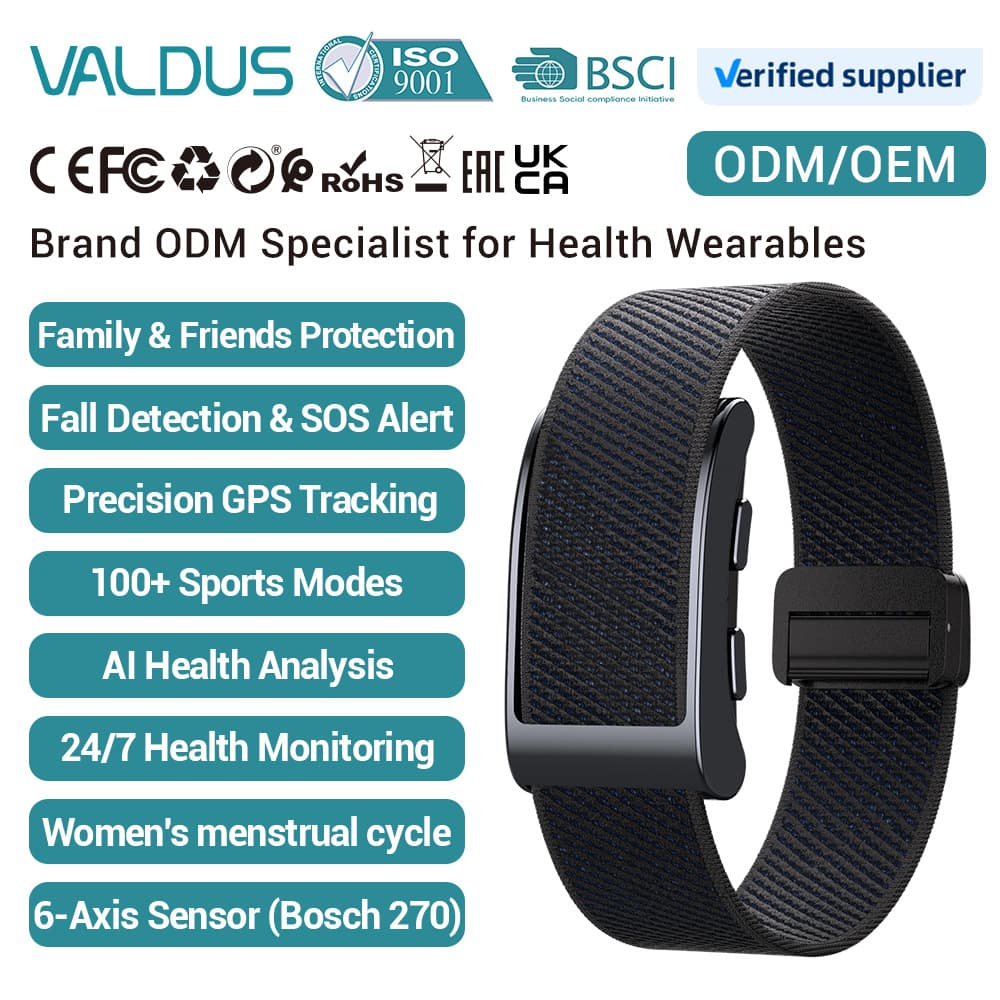 Cross-border VIGOR GPS No-Screen Fitness Tracker with Heart Rate, Blood Pressure, Health Monitoring, Step Counting - Wholesale