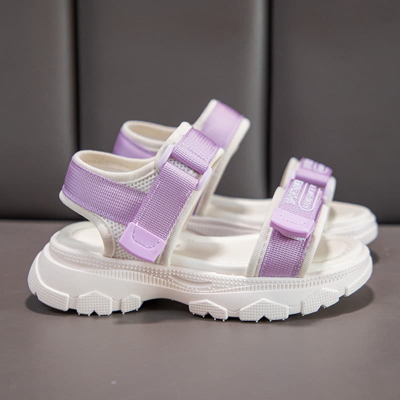 Children's Open-Toe Sandals, Fashionable Cartoon Princess Sandals for Girls, 2026 Summer New Style, Soft Sole Casual Sandals