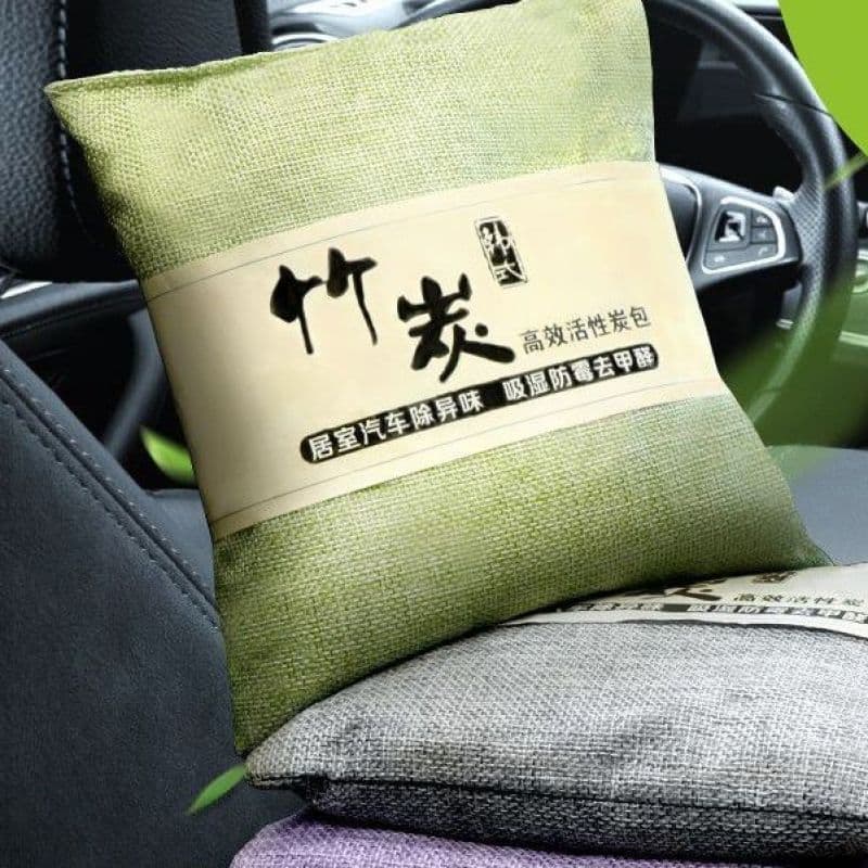 Bamboo Charcoal Bag for Cars, New Car Interior Formaldehyde and Odor Removal, Special Carbon Bag for Vehicle, Activated Charcoal Decor
