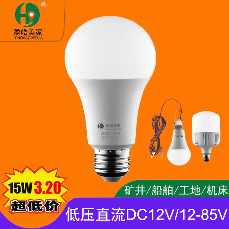 DC low voltage DC12V 24V 36V 48V universal low voltage DC AC led bulb low voltage led bulb