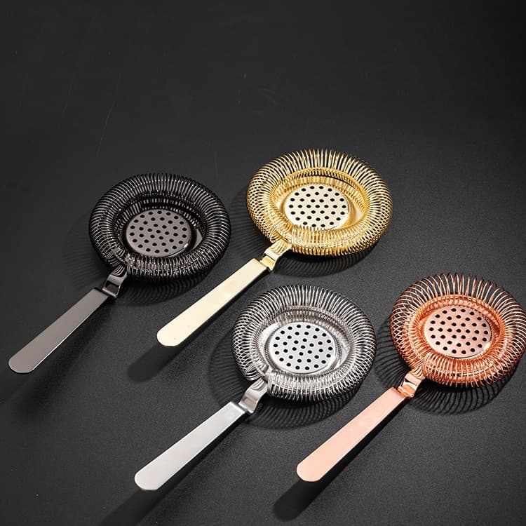 Hawthorne ice strainer stainless steel filter cocktail bartending tool Boston shaker mixing glass ice separator
