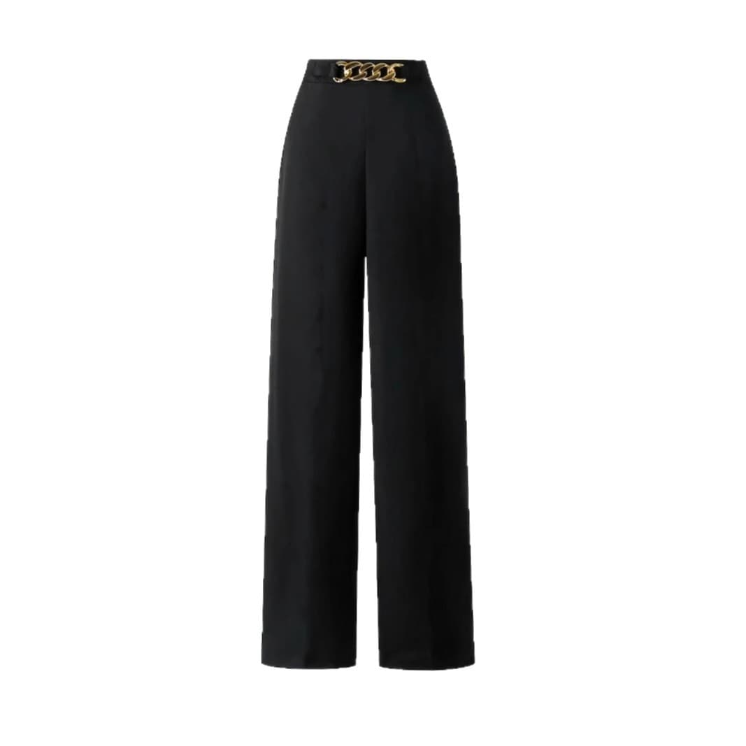 Women's Dress Pants Casual Trousers for Amazon EU/US Cross-Border Supply Spring Summer New Arrival High Waist Decorative Button In Stock