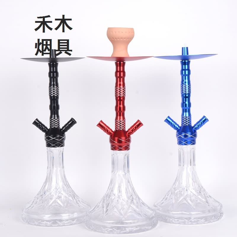 Double-tube hookah ready-made medium-sized hookah set for 2 people shisha hookah