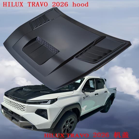 HILUX TRAVO Hood 2026 Custom Fit for Hilux Travo Hood 2026 New Model HILUX