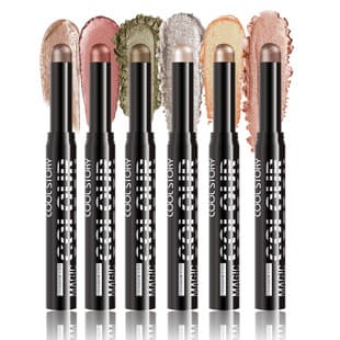 Cross-Border Eyeshadow Coolstory Single-Color Lazy Eyeshadow Stick Pen, Pearl Shimmer Brightening, Modify Under-Eye Bag Eyeshadow Pen, Waterproof