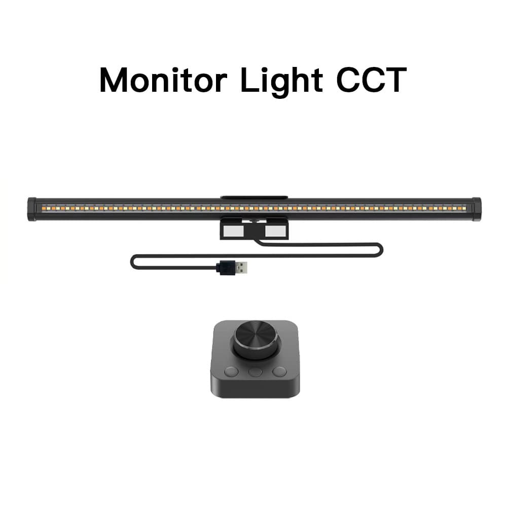 Best-selling Office Computer Desk Lamp with Knob Remote, USB Powered, Glare-Free Screen Light, Monitor Mount Light Bar