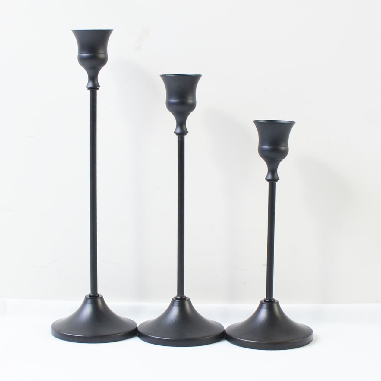 Nordic Metal Candle Holder Simple Alloy Candle Stand Decorative Yellow Brass Color Holder Wedding Props Creative