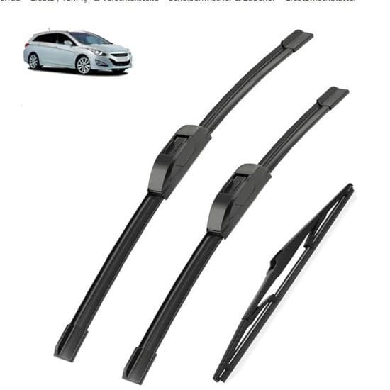 Compatible with Hyundai i40 Estate 2011-2019 Wiper Blades 26+16+14 Windshield Wiper Blades