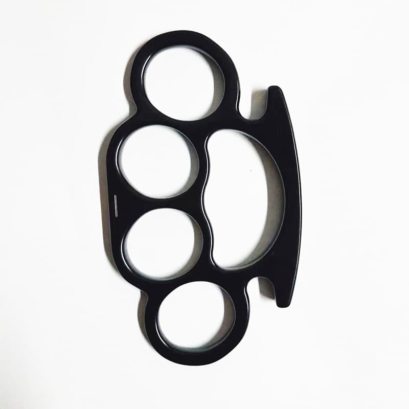 Zinc Alloy Iron Fist Self-Defense Four-Finger Knuckle Duster Boxing Martial Arts Tool Window Breaker Self-Protection Knuckle Duster Production Factory