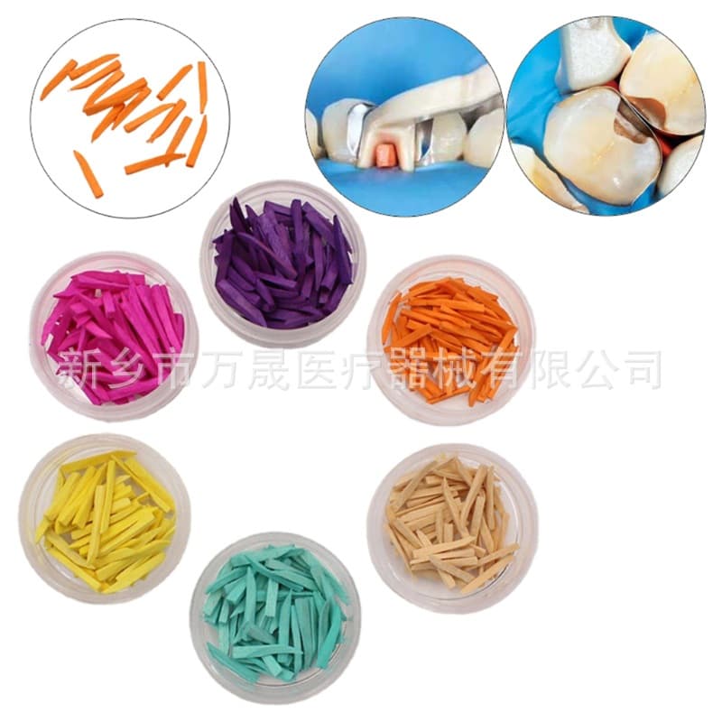 Dental dental space wooden dental space dental wedge wooden wedge space wedge 50 pieces/bottle