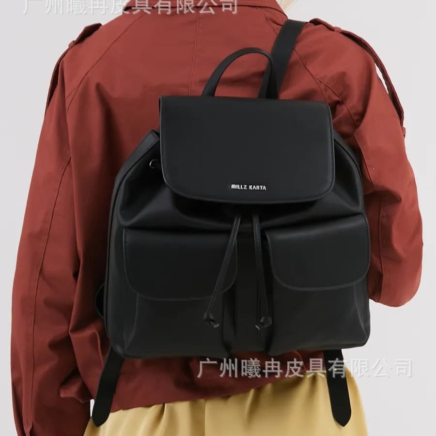 Bags 2026 New Style Simple Casual Backpack Niche Design Student School Bag Large Capacity Backpack Trendy