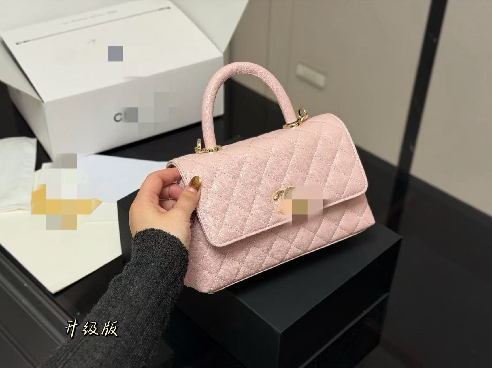 Genuine Leather Quilted Chain Bag Elegant Handbag New Women's Bag Fashion Shoulder Crossbody Bag