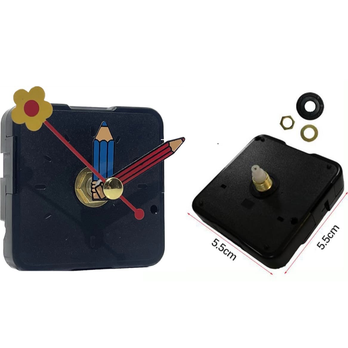 Cross-border quartz clock movement with sweeping seconds and silent movement. Accessories for decorative paintings, cross-stitch, and wall clocks.