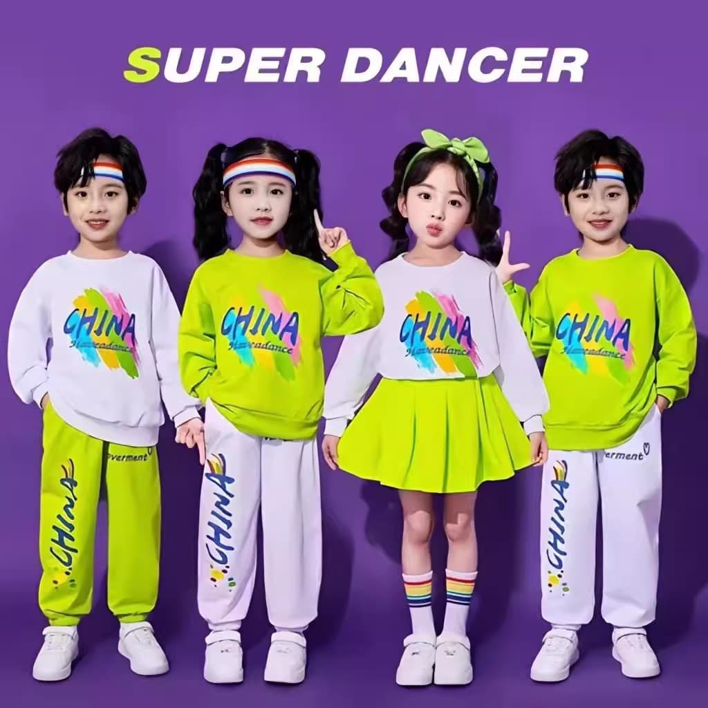 Children's performance costume kindergarten dance class uniform choir performance outfit elementary school cheerleader sports day cheer uniform
