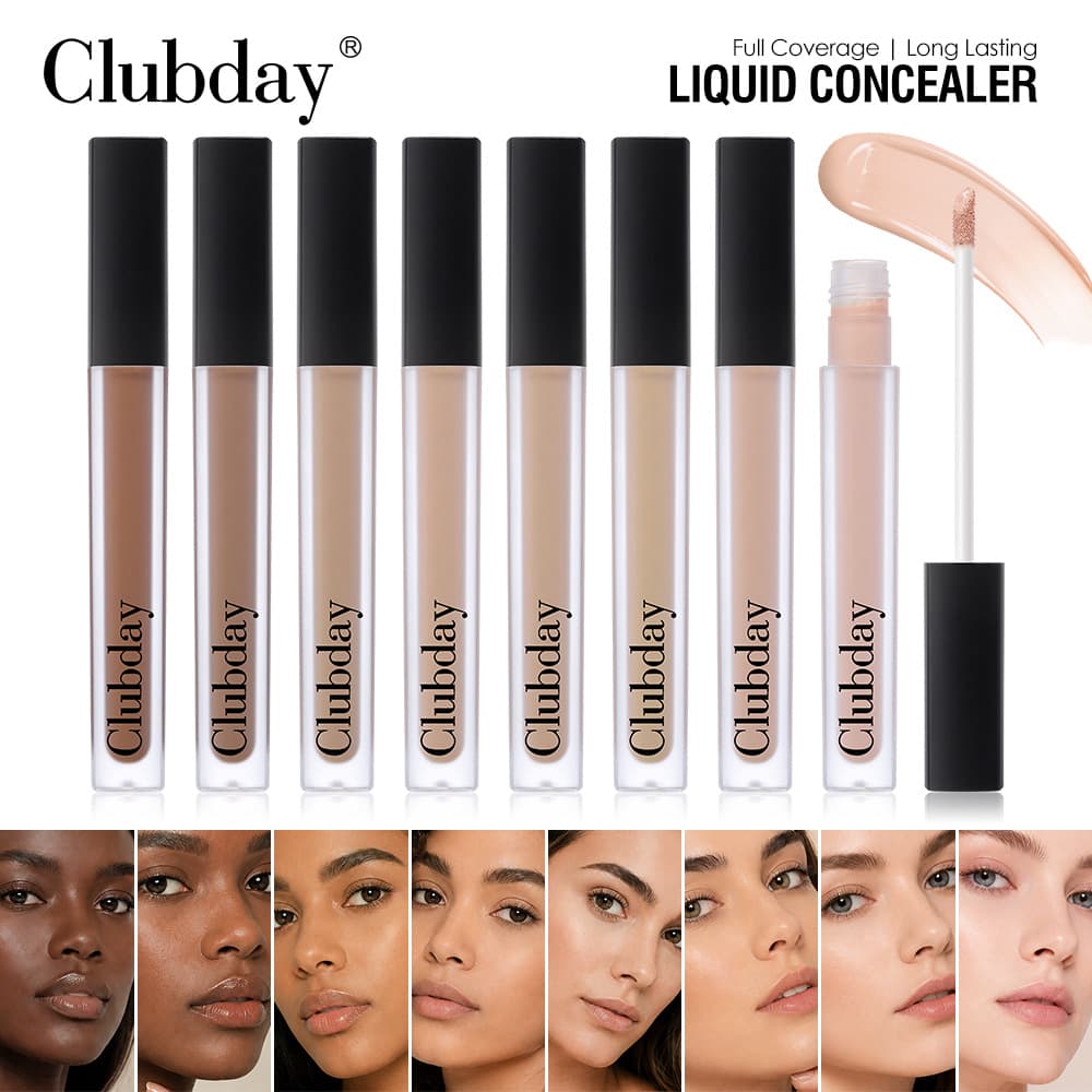 Cross-Border Hot Selling Makeup Body Tattoo Concealer 8-Color Long-Lasting Easy Color Concealer Liquid Wholesale Hot Item