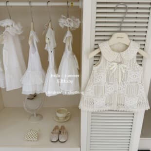 [Le En Baby] Chanel Style! 2026 Girls Summer Premium Elegant Hollow Backless Dress Fashionable Dress