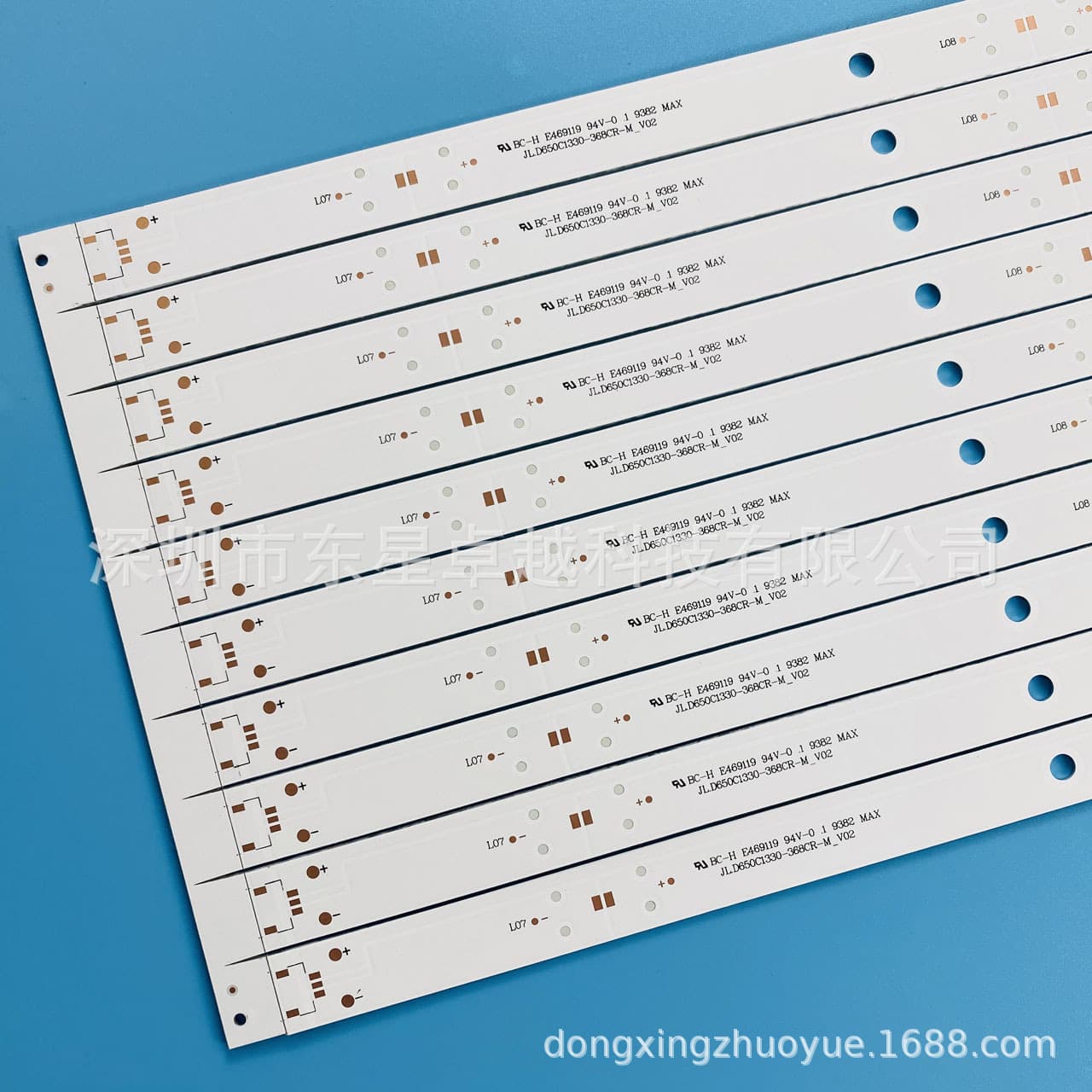 LED single-sided aluminum substrate 1060 material, 1.0 thermal conductivity, OSP circuit board, mass production, prototyping.