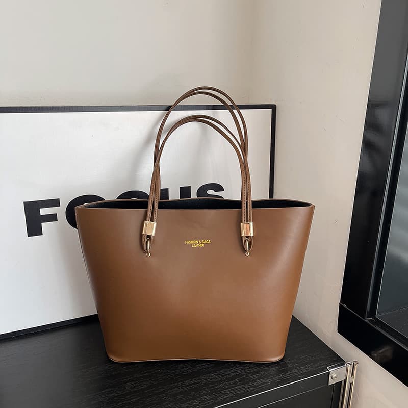 Trendy Textured Shoulder Bag for Women 2026 New Style Fashion PU Large Capacity Tote Bag Versatile Women's Bag
