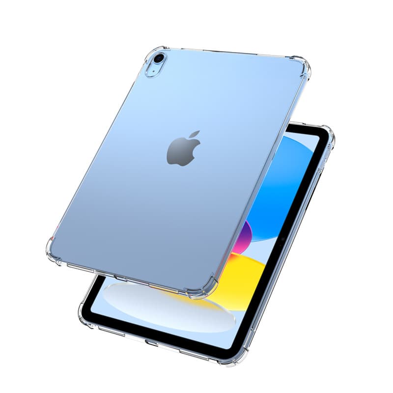 Compatible iPad 11 Case with Stand, Pencil Holder, Heat Dissipation, Anti-Slip, Anti-Fall, Transparent 11th Air 11 M2 M3 M4
