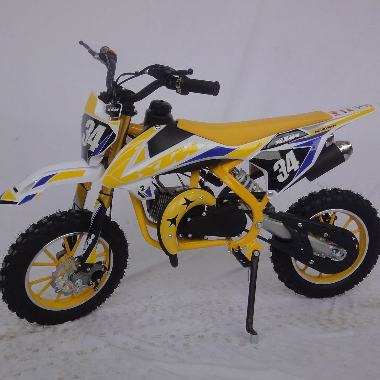 Two-Stroke Small Off-Road Vehicle 49Cc Mini Children's Motorcycle KTM Youth Two-Wheeled Sports Bike