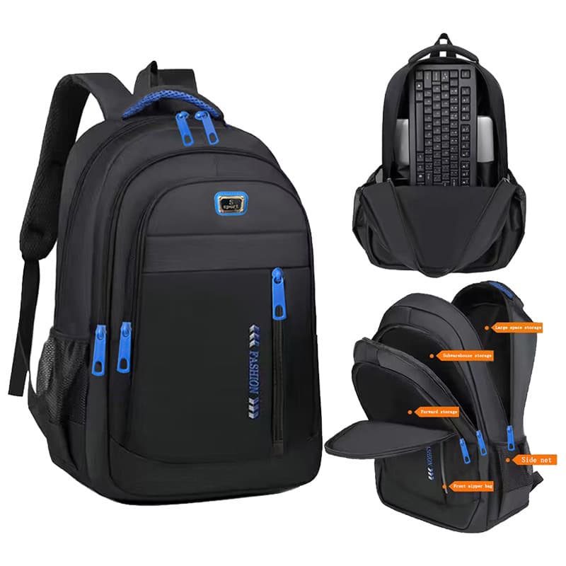 Cross-border Large Capacity Men's Backpack Casual Travel Laptop Backpack for Women High School Middle School Students